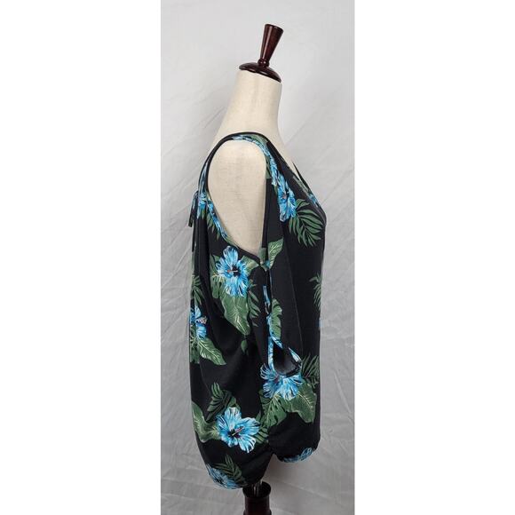 Yoins Polyester Women's XL Green and Black Blouse - Picture 4 of 5